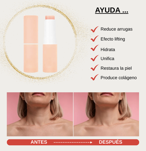 Lifting Stick Antiarrugas 3 en 1: Firmeza, Hidratación y Efecto Tensor SENSHIRA
