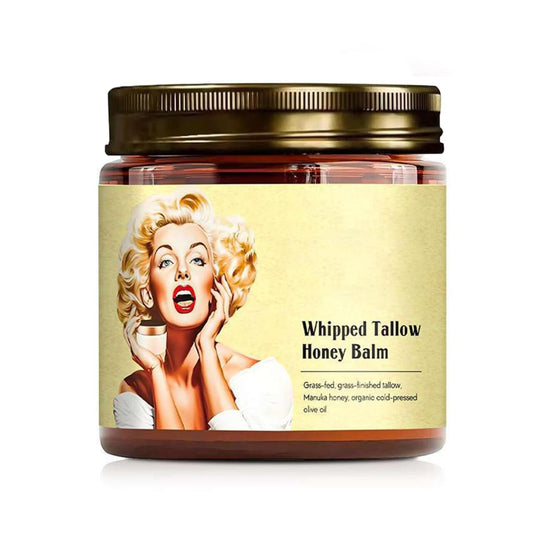 Crema de Sebo de Res y Miel Todo en Uno: Hidrata, Suaviza las Arrugas y Mantiene la Piel Suave Todo el Día  (Honey Tallow Balm)